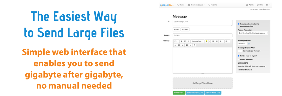 Send Large Files Securely