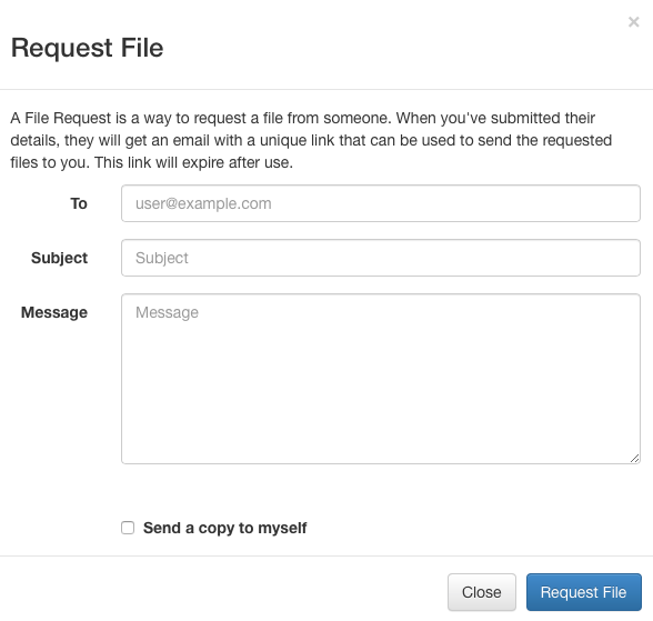 File Request Example